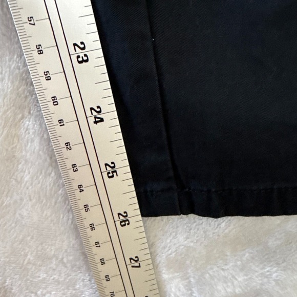 White House Black Market Slim Crop Cargo Pants Black Women's Size 8 - Picture 8 of 8